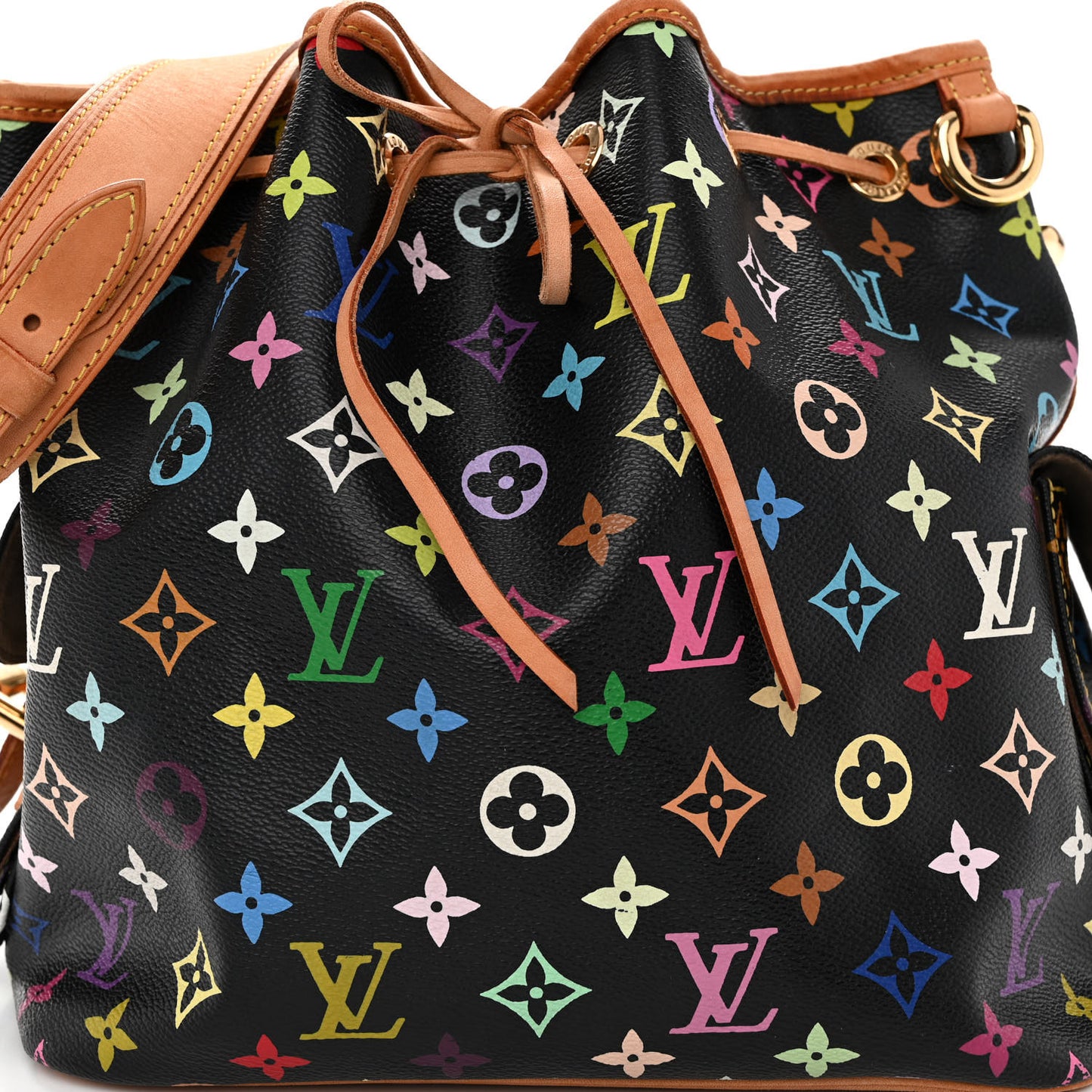 Monogram Multicolor Petit Noe Black