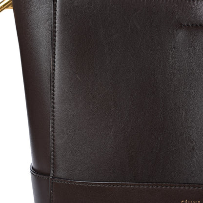 Celine Supersoft Calfskin Sangle Bucket Bag Wood 12 of 16