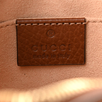 Gucci New Denim GG Monogram Dollar Calfskin Mini Ophidia Shoulder Bag Blue Tea Cuir Epilog 6 of 9