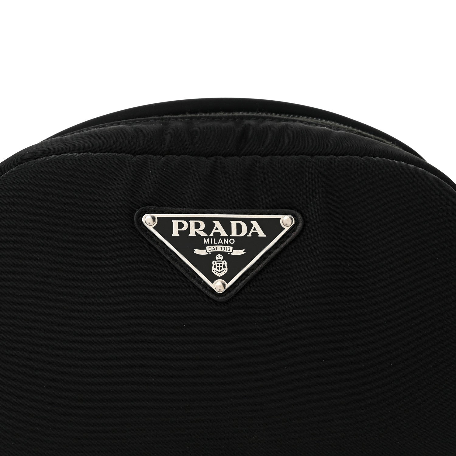Prada Tessuto Nylon Soft Padded Belt Bag Black 8 of 12