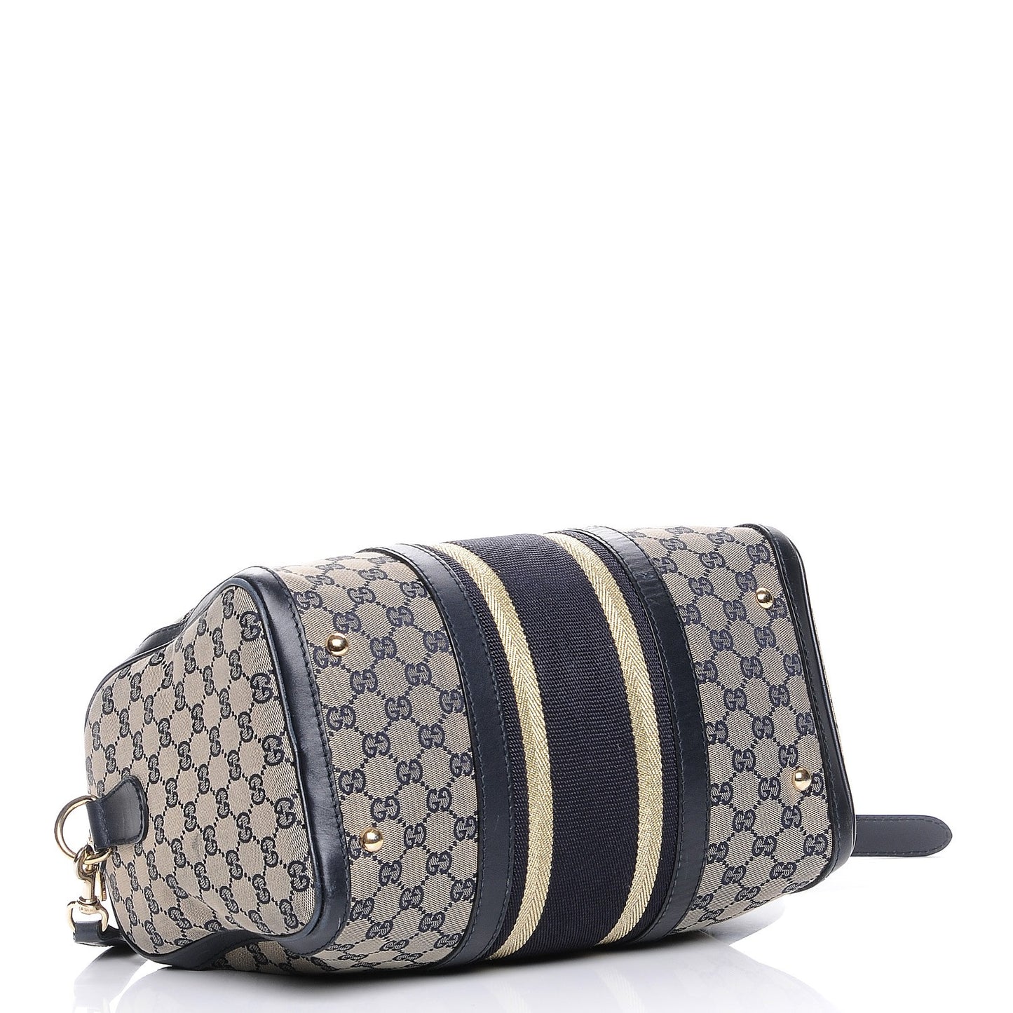 Monogram Vintage Web Medium Boston Navy Navy