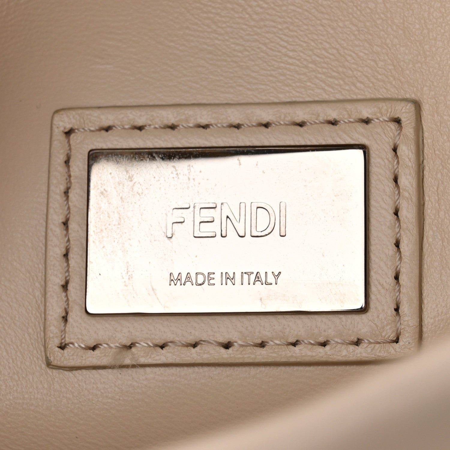 Fendi Vitello Seta Shiny Nappa Ribbon Lace Up Floral Medium Peekaboo Iconic Satchel Camelia Multicolor 6 of 10