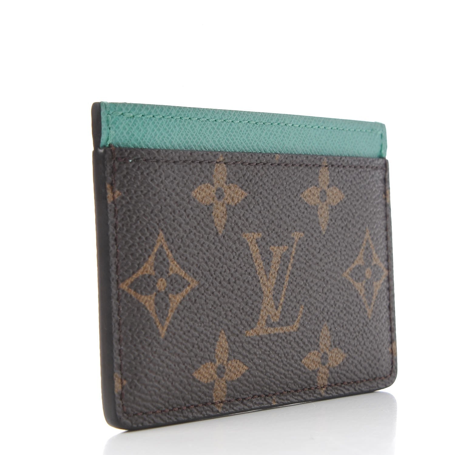 Louis Vuitton Monogram My LV Heritage Card Holder Vert Clair Blue Clair 3 of 8