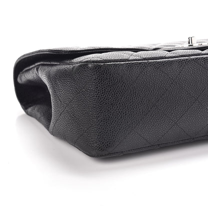 Chanel Caviar Quilted Jumbo Single Flap Black 8 of 10