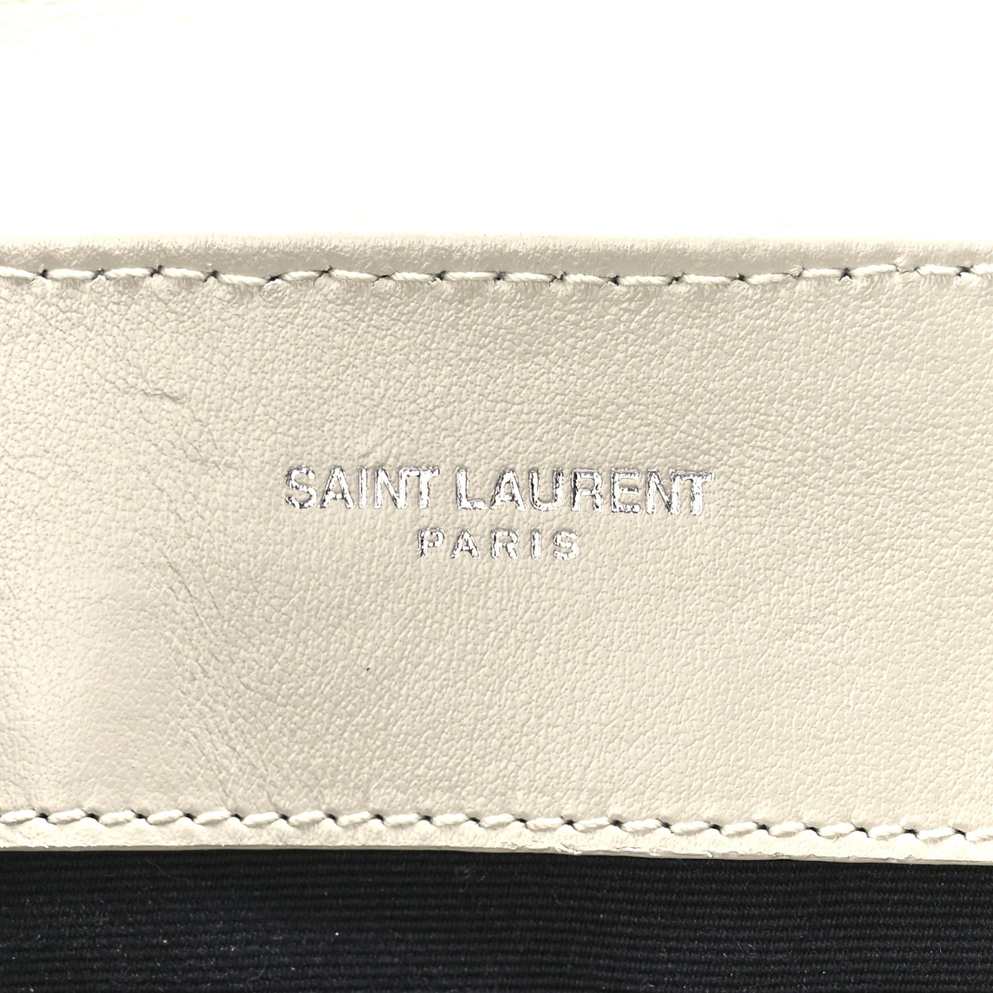 Calfskin Y Quilted Monogram Small Loulou Chain Satchel Ivory