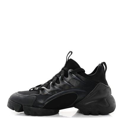 Christian Dior Neoprene Rubber Womens D-Connect Sneakers 36 Black 1 of 14