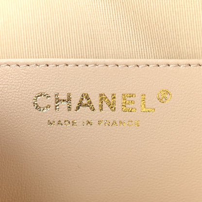 Chanel Metallic Lambskin Quilted CC In Love Heart Bag Gold 6 of 11