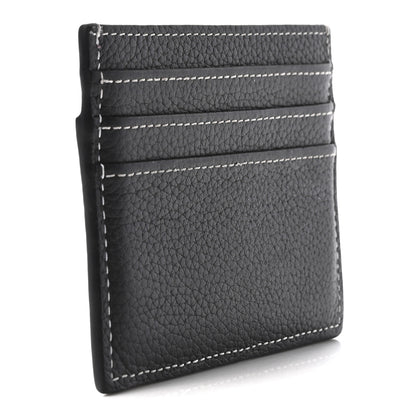 Christian Dior Grained Calfskin Saddle Card Holder Black 3 of 7