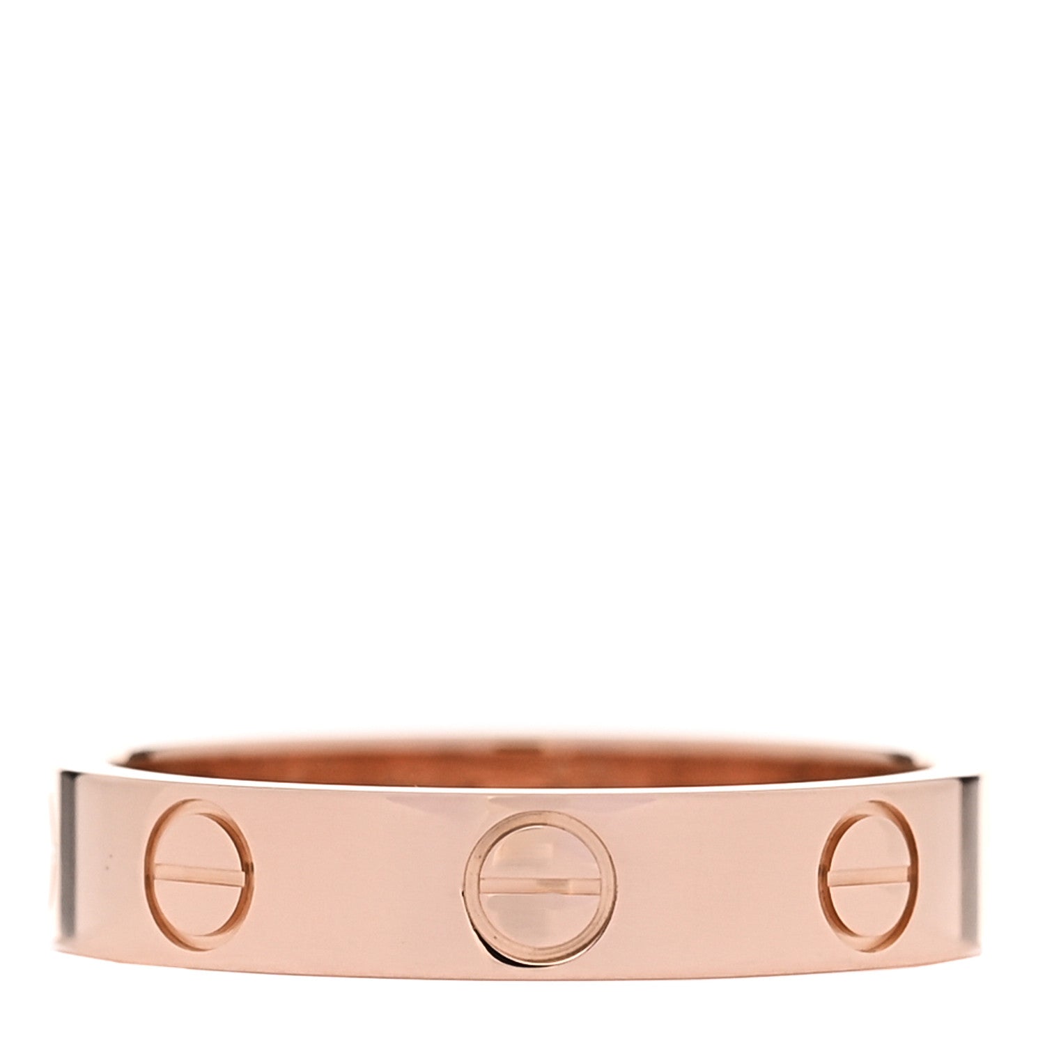 Cartier 18K Pink Gold 3.5mm LOVE Wedding Band Ring 50 5.25 50/5.25 1 of 4