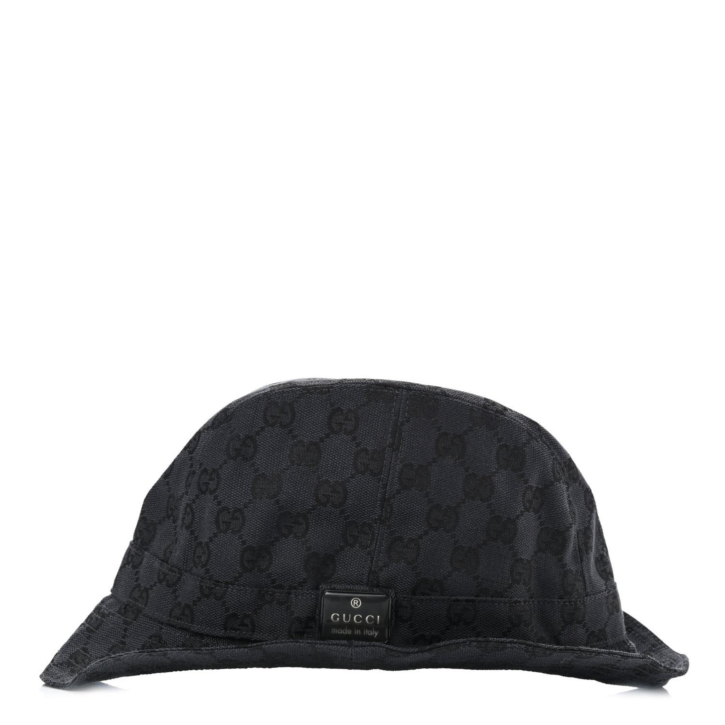 GG Monogram Bucket Hat S Black