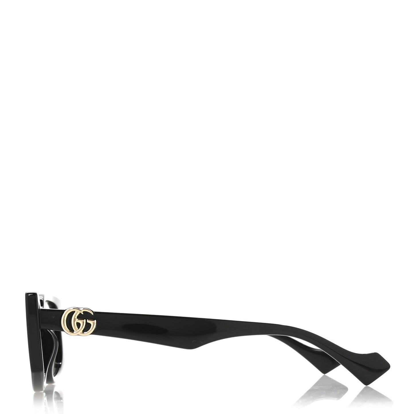 Acetate Rectangle Frame Sunglasses GG1534S Black