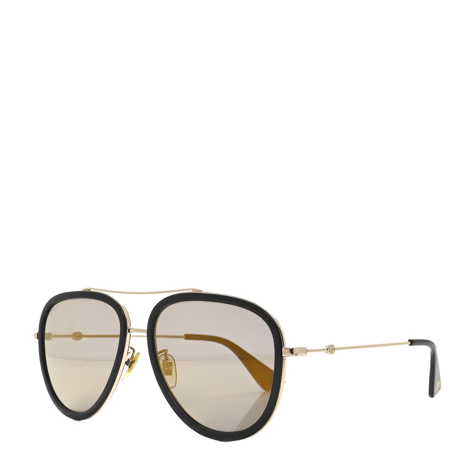 Gucci Metal Aviator Sunglasses GG0062S Black 1 of 9