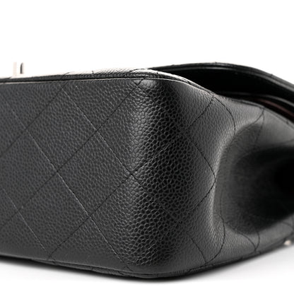 Chanel Caviar Quilted Jumbo Double Flap Black 10 of 12