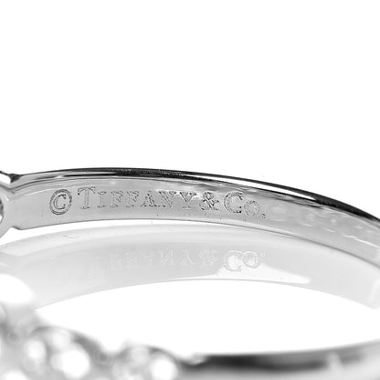 Tiffany Platinum Diamond Jazz Graduated Band Ring 52 6 5 of 5