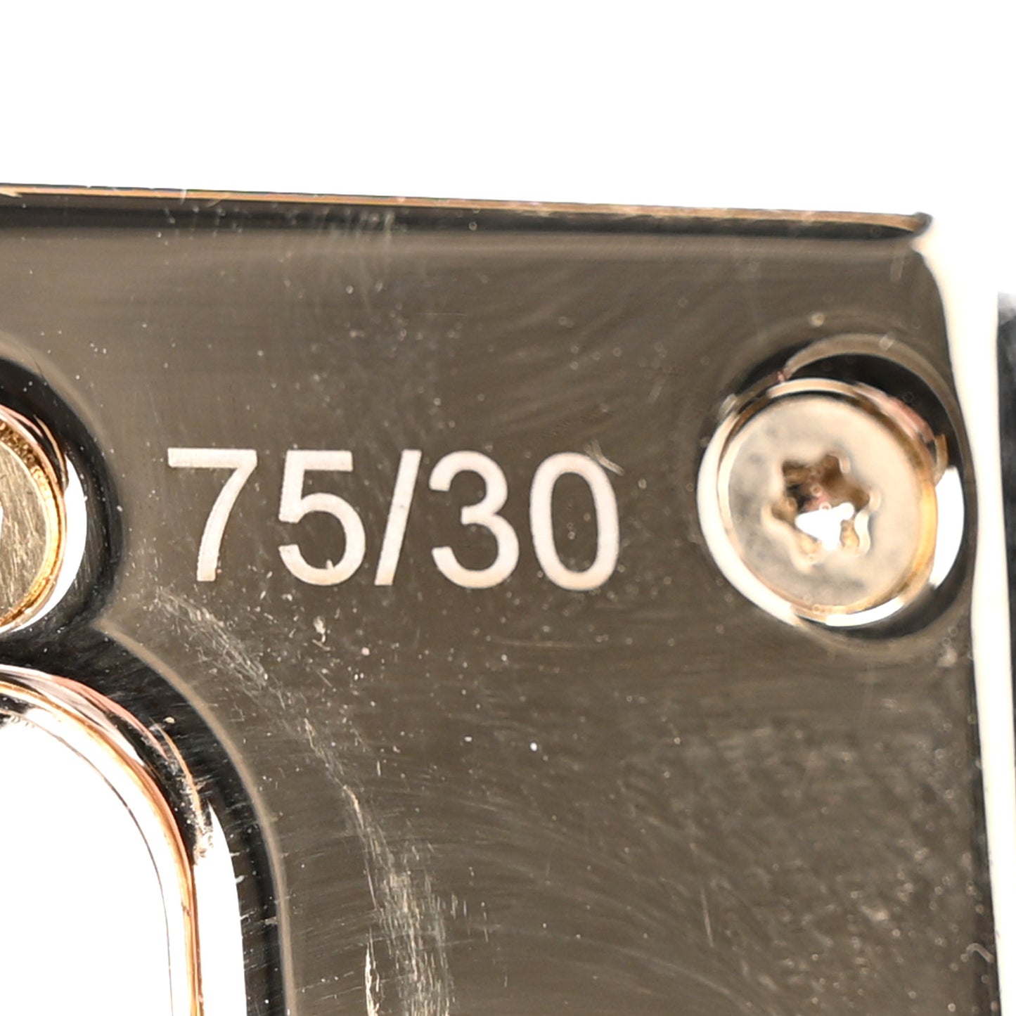 Lambskin Ruched Turn Lock CC Belt 75 30 Black