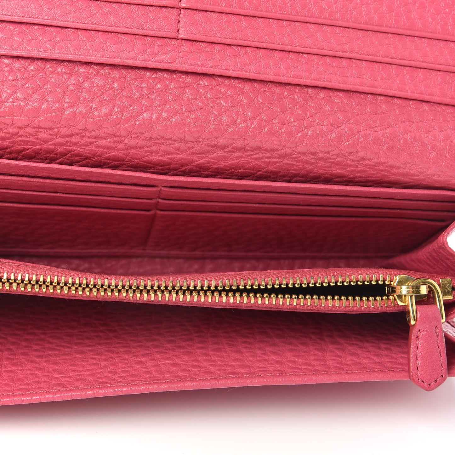 Vitello Grain Continental Flap Travel Wallet Peonia