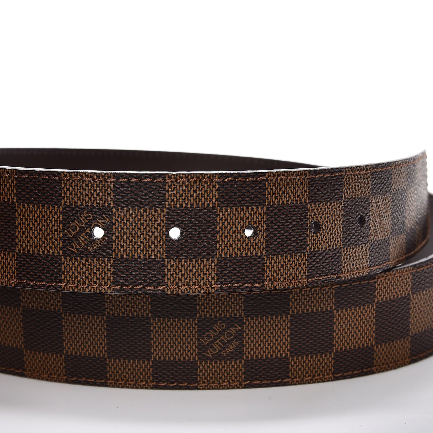 Damier Ebene 40mm LV Initiales Belt 95 38