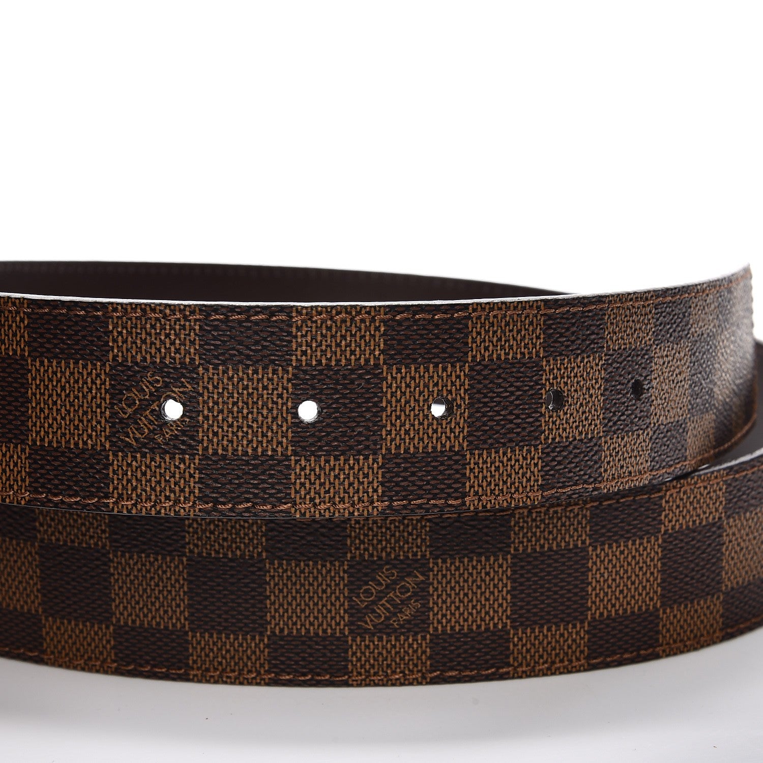 Louis Vuitton Damier Ebene 40mm LV Initiales Belt 95 38 4 of 6