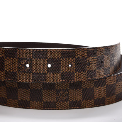 Louis Vuitton Damier Ebene 40mm LV Initiales Belt 95 38 4 of 6