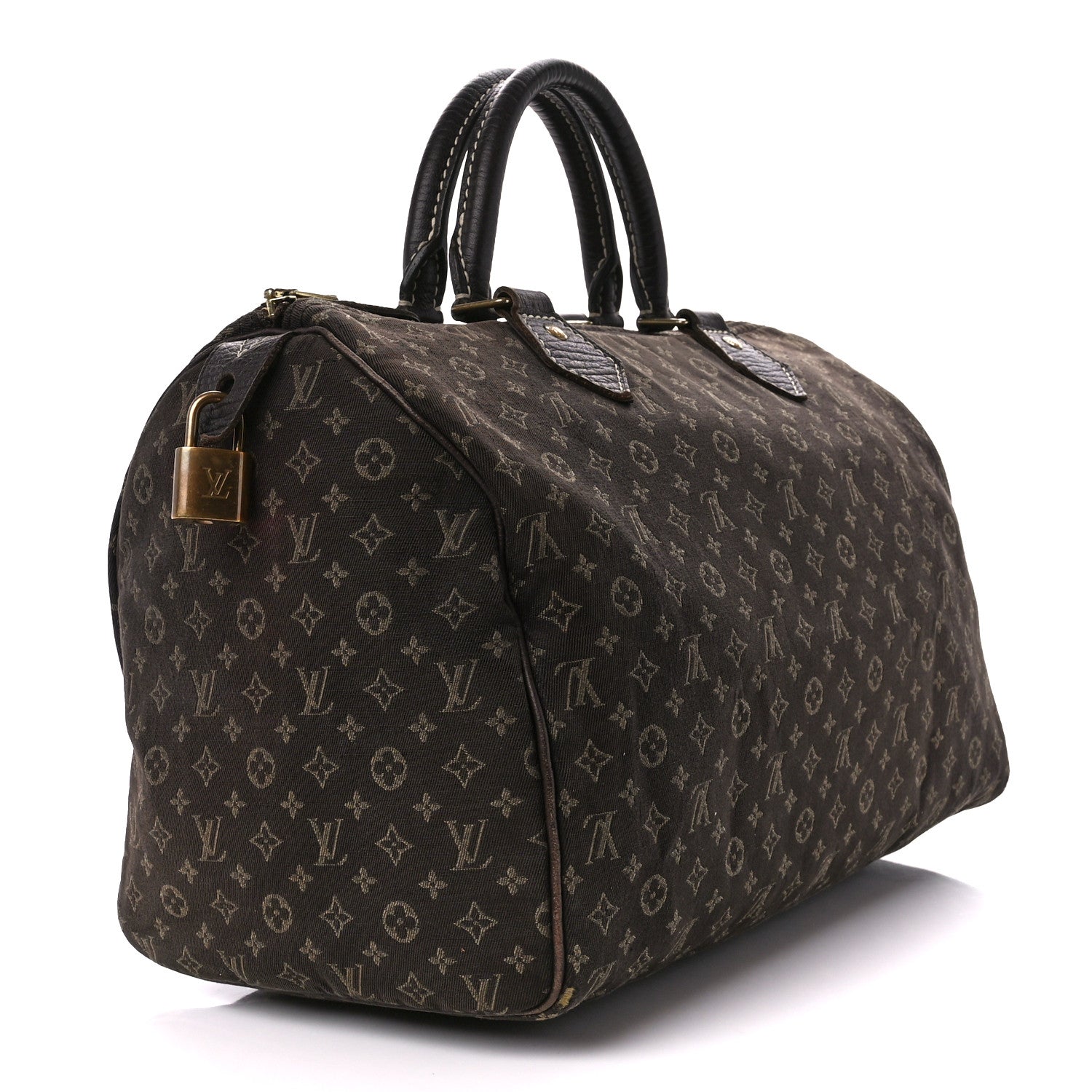 Louis Vuitton Mini Lin Speedy 30 Ebene 3 of 12