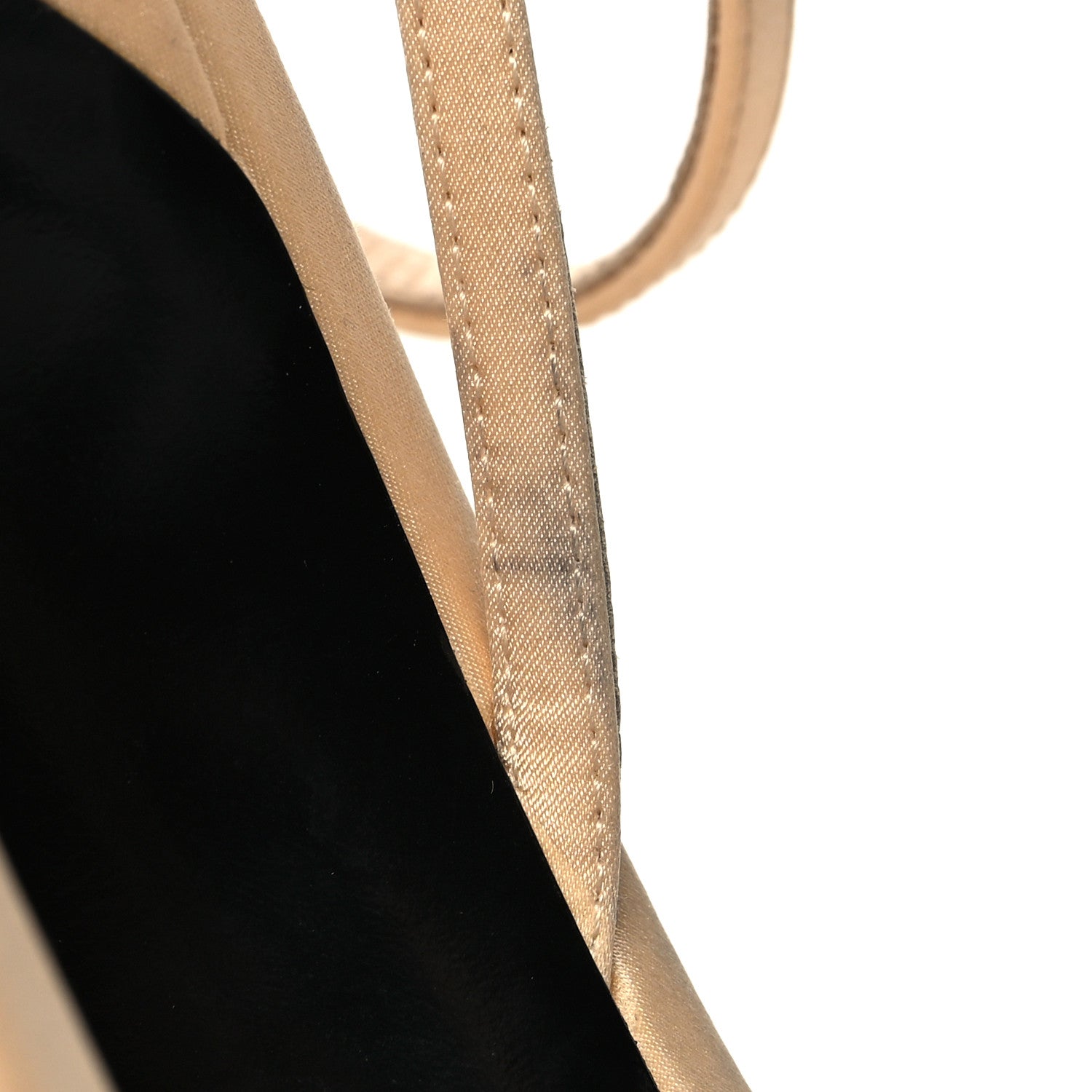 Saint Laurent Calfskin Satin Crystal Gippy 110 Sandals 40 Soft Nude 10 of 11