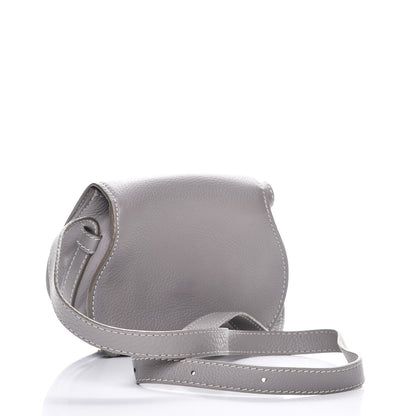 Chloe Calfskin Mini Marcie Round Crossbody Bag Cashmere Grey 3 of 8
