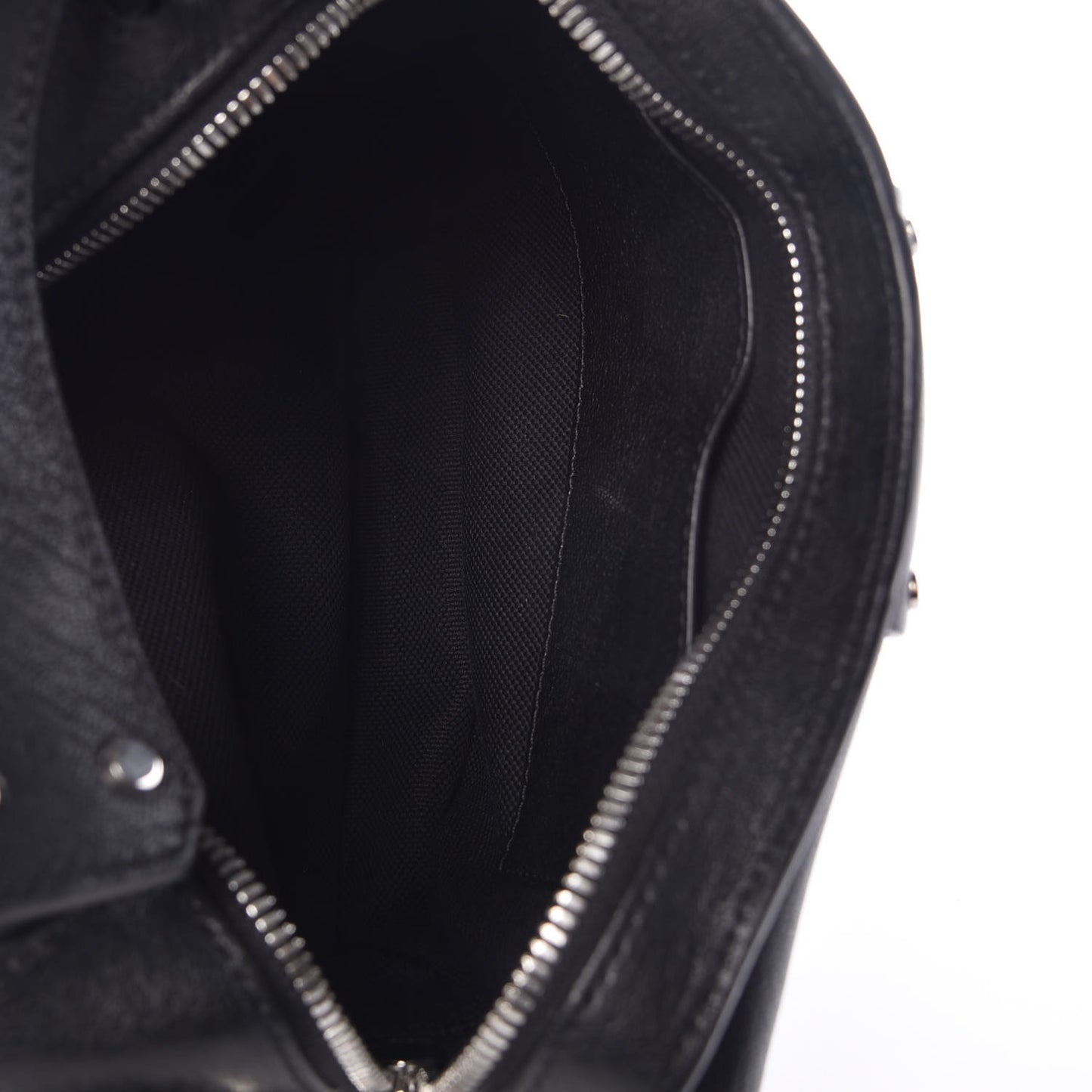 Goatskin Small Stardvst Satchel Black