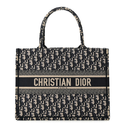 Christian Dior Oblique Medium Book Tote Blue Multicolor 1 of 10