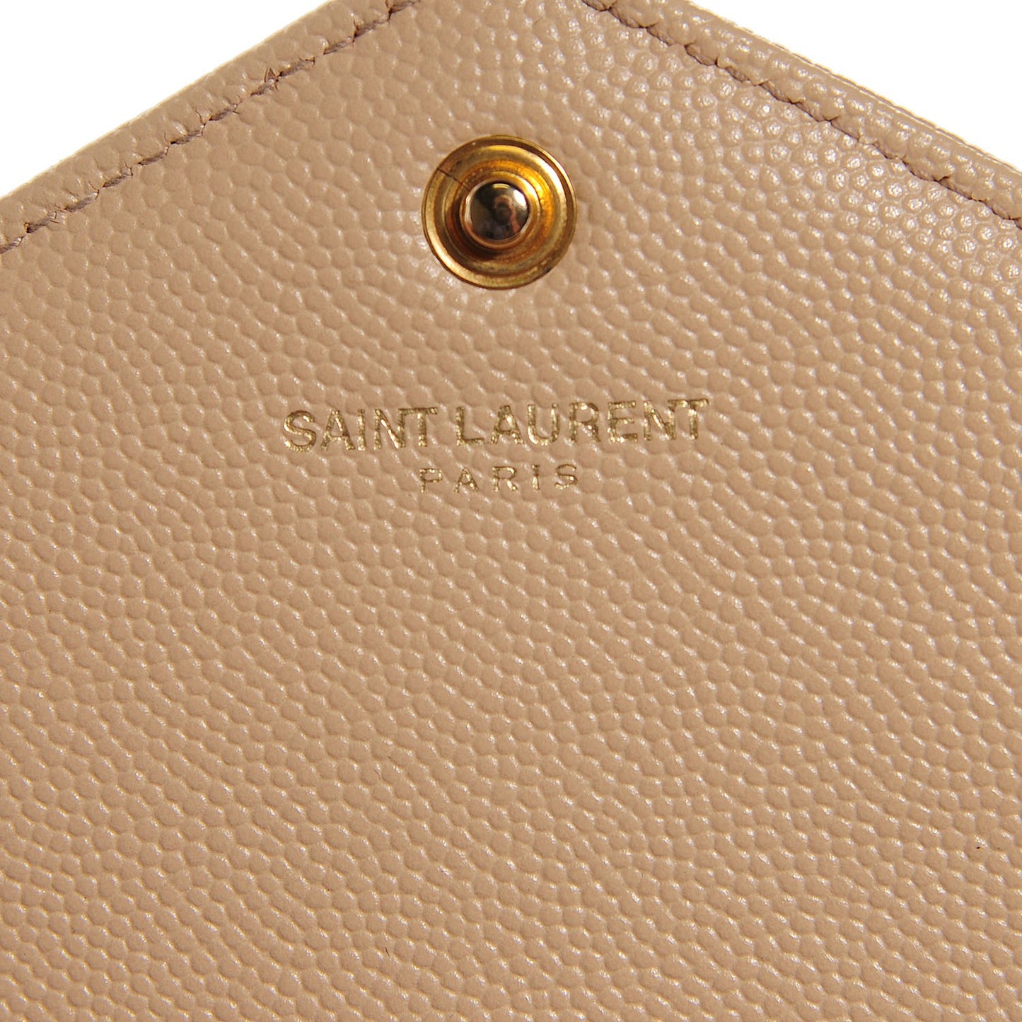 Grain De Poudre Matelasse Chevron Monogram Chain Wallet Powder