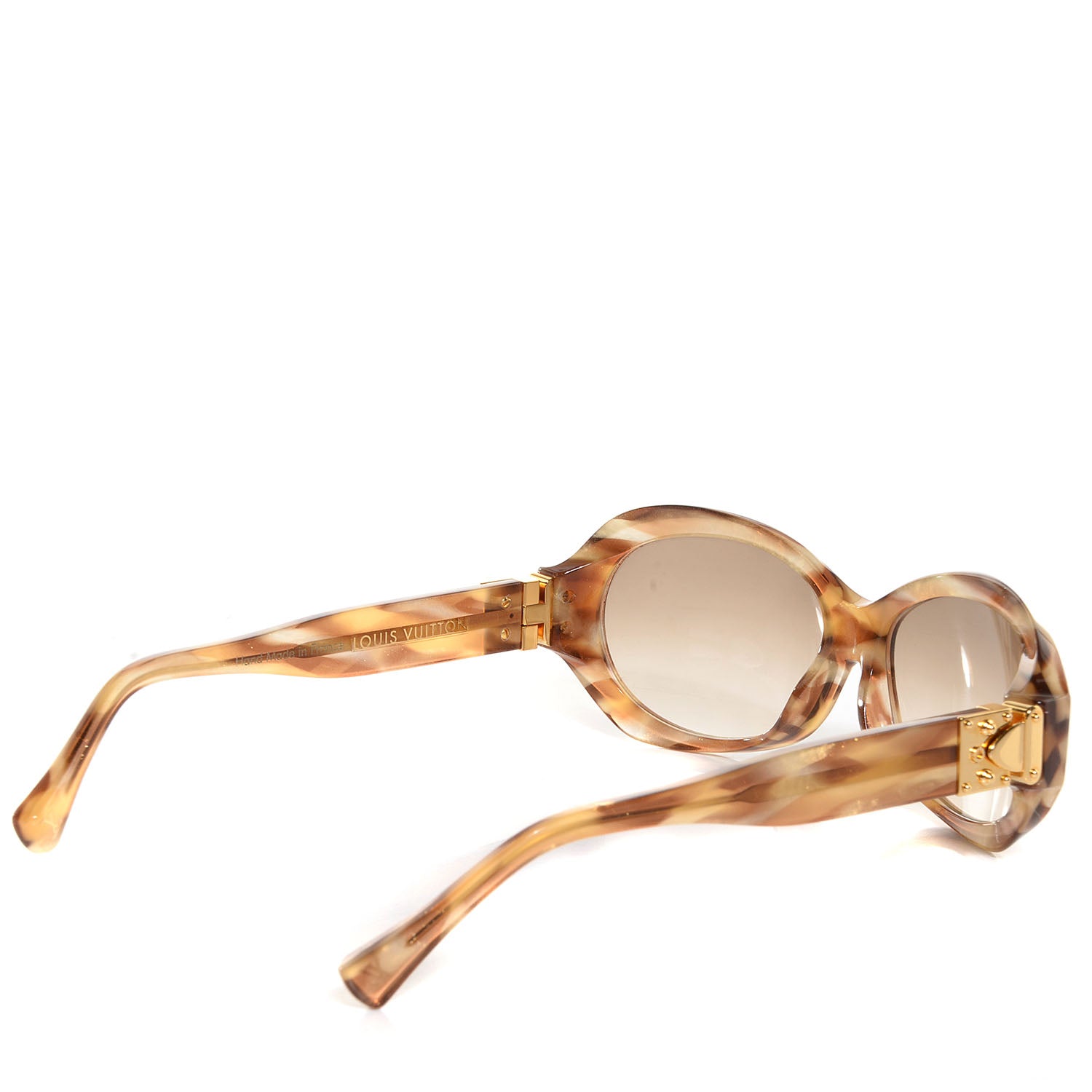 Louis Vuitton Soupcon Rond Sunglasses Z0148E Light Glitter Honey 2 of 4