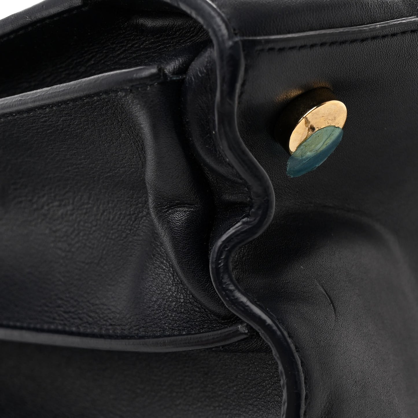 Calfskin Large Sac de Jour Carryall Navy