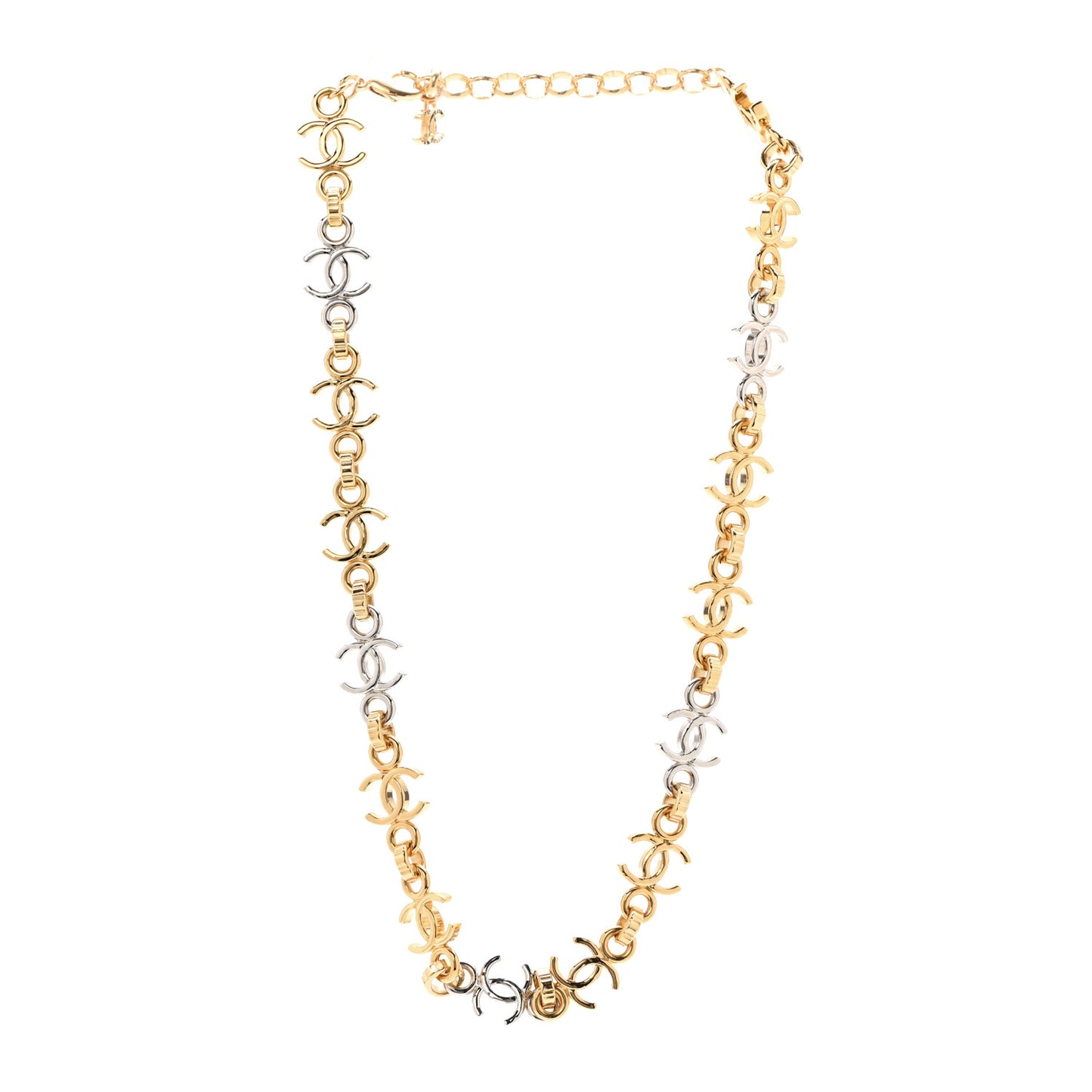 Metal CC Choker Gold Silver