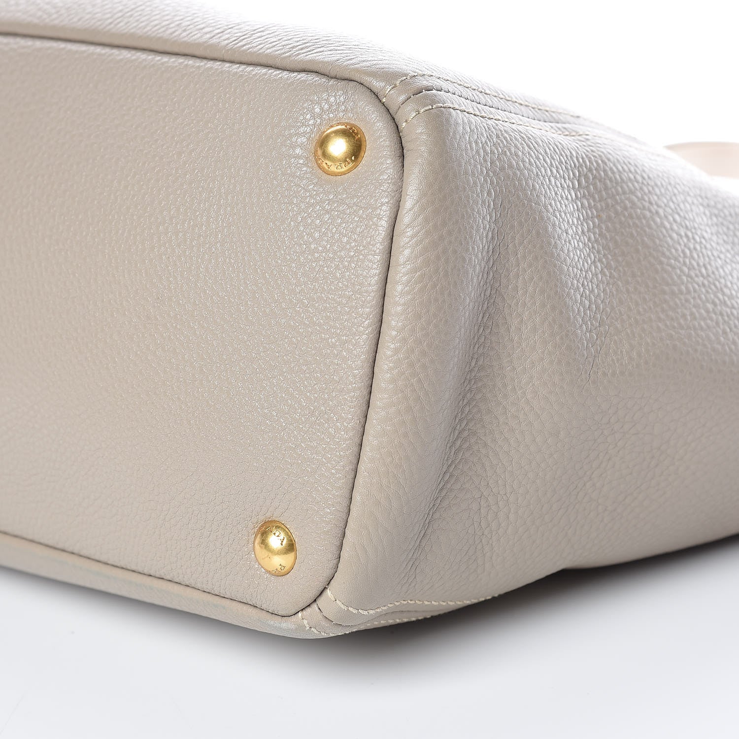 Prada Vitello Daino Side Pocket Hobo Pomice 11 of 17