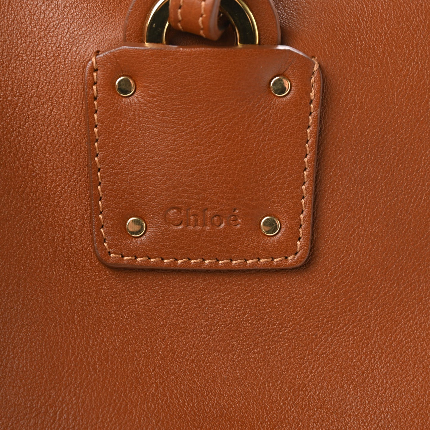 Smooth Calfskin Medium Vick Tote Caramel
