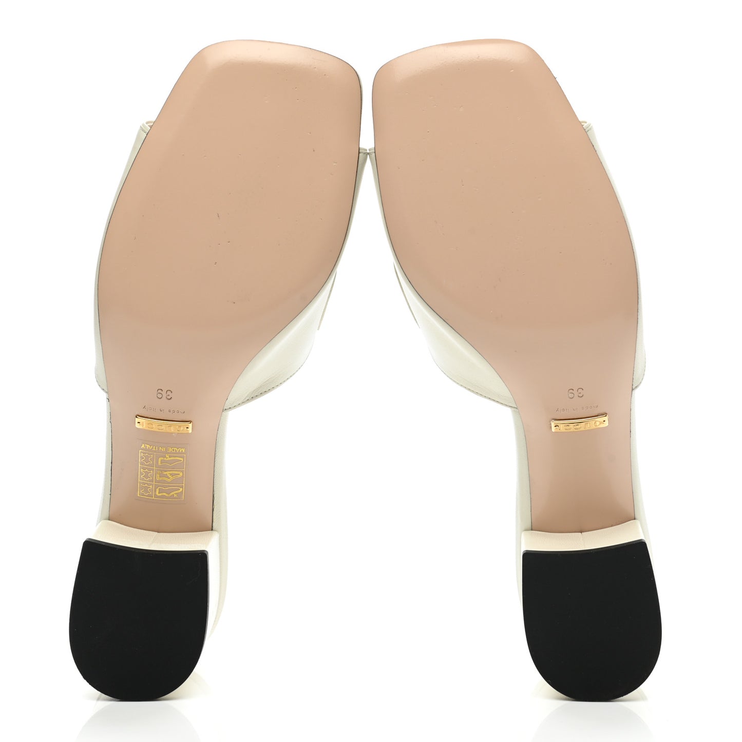 Malaga Kid Zumi Mid Heel Slide Sandals 39 Dusty White