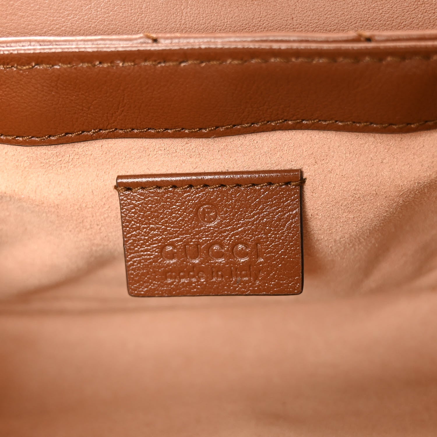 Gucci Azalea Calfskin Matelasse Diagonal Super Mini GG Marmont Shoulder Bag Cuir 6 of 10