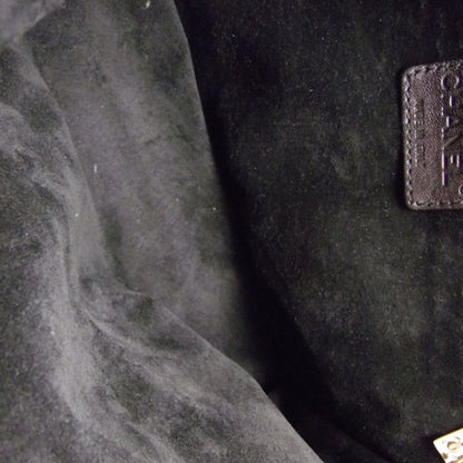 Chanel Velvet Quilted Shoulder Bag Black 7 of 10