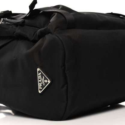Prada Tessuto Nylon Montagna Double Buckle Backpack Black 8 of 9