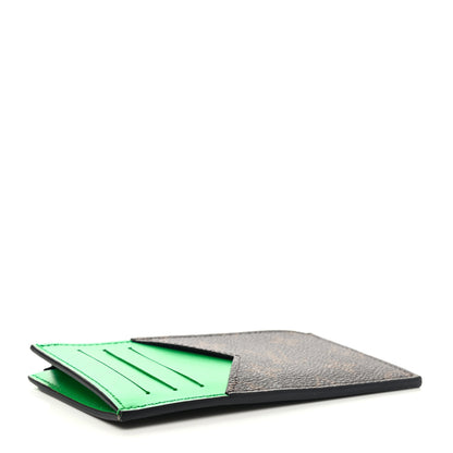 Louis Vuitton Monogram Taiga Coin Card Holder Green 4 of 7