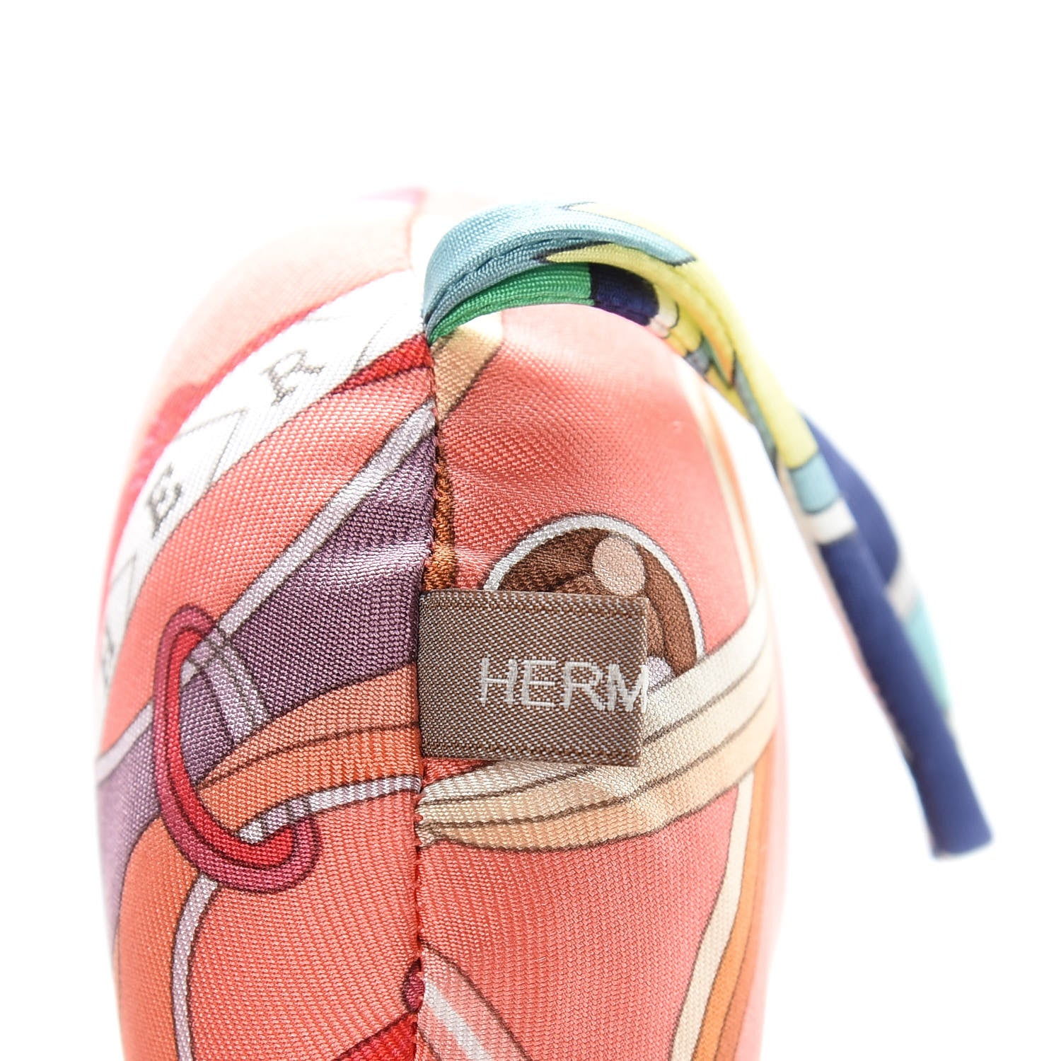 Hermes Silk Petit H Round Ornament Charm 3 of 5