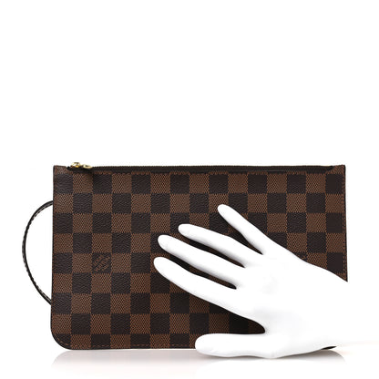 Louis Vuitton Damier Ebene Neverfull MM GM Pochette 2 of 7