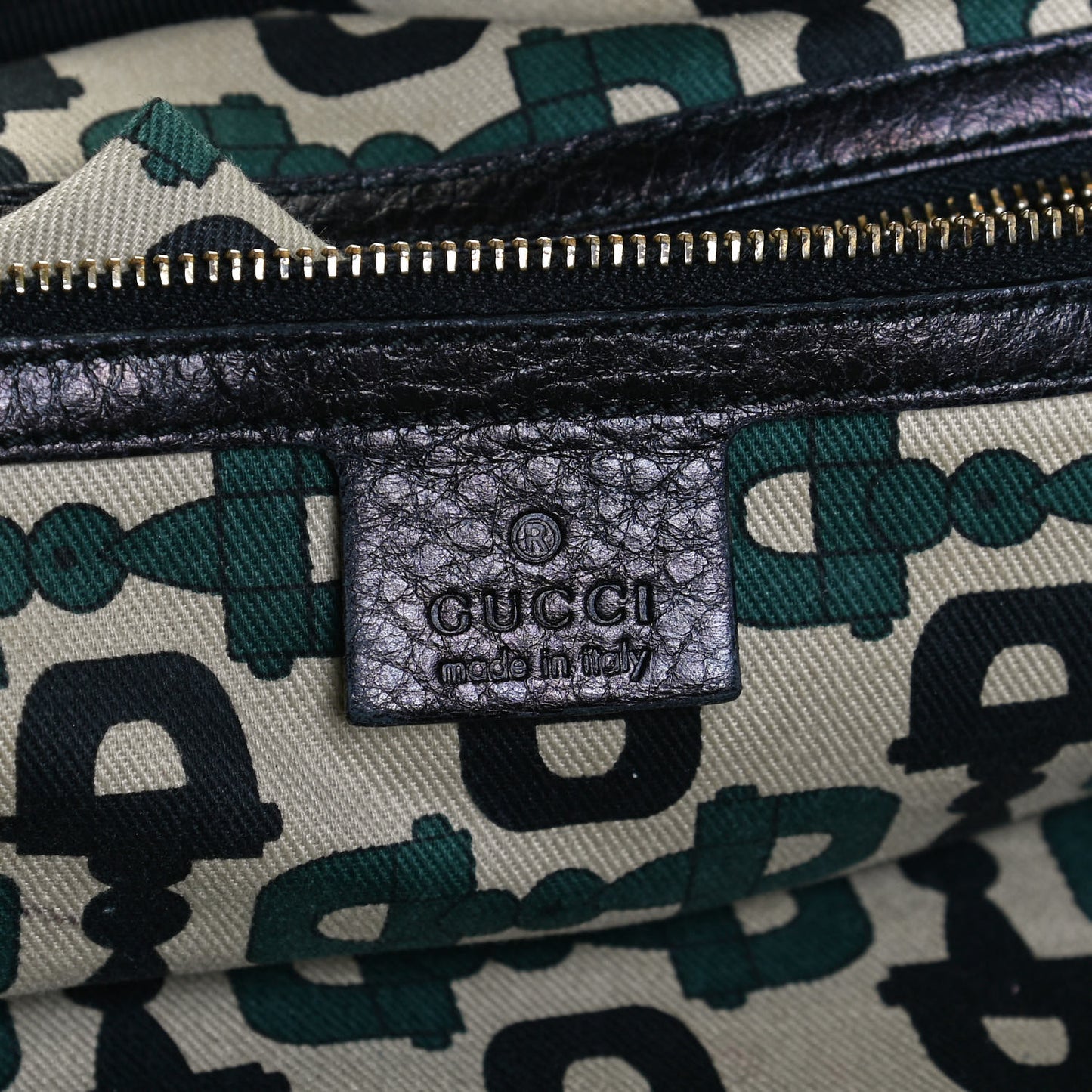 Calfskin Guccissima Signoria Bowler Bag Black