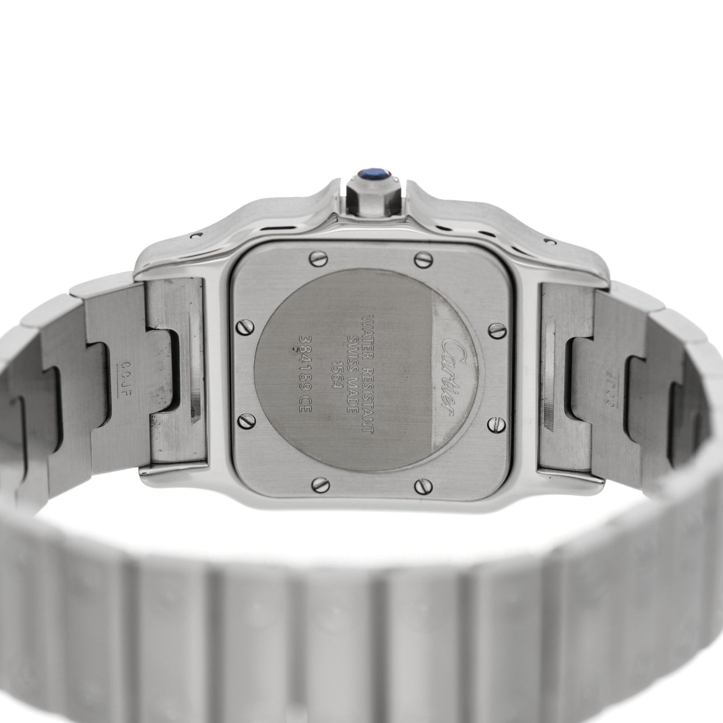 Stainless Steel 29mm Santos De Cartier Galbee Quartz Watch