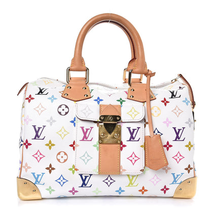 Louis Vuitton Monogram Multicolor Speedy 30 White 1 of 8