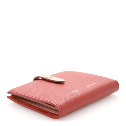 Celine Grained Calfskin Medium Multifunction Strap Wallet Scarlet 4 of 10