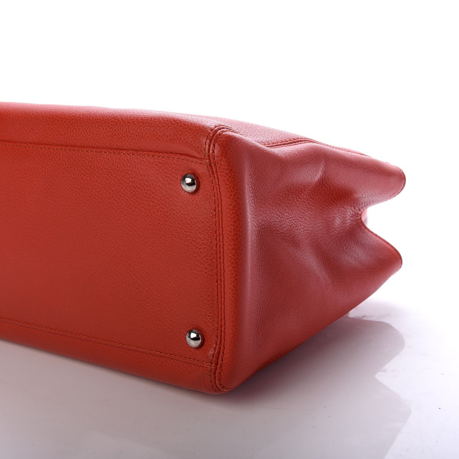 Chanel Calfskin Small Cerf Shopper Tote Red 8 of 9
