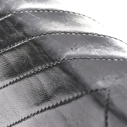 Chanel Lambskin Chevron Quilted Small Single Flap Black 12 of 12