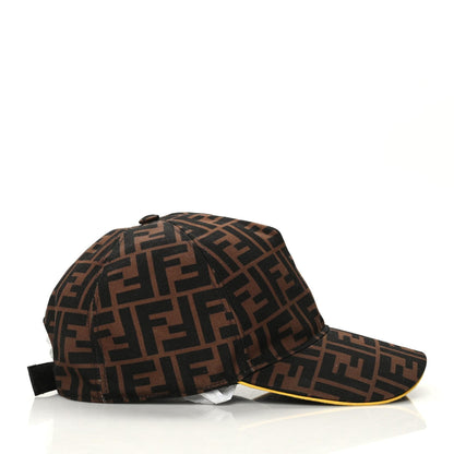 Fendi Canvas FF Reloaded Baseball Hat Tobacco Yellow 4 of 8