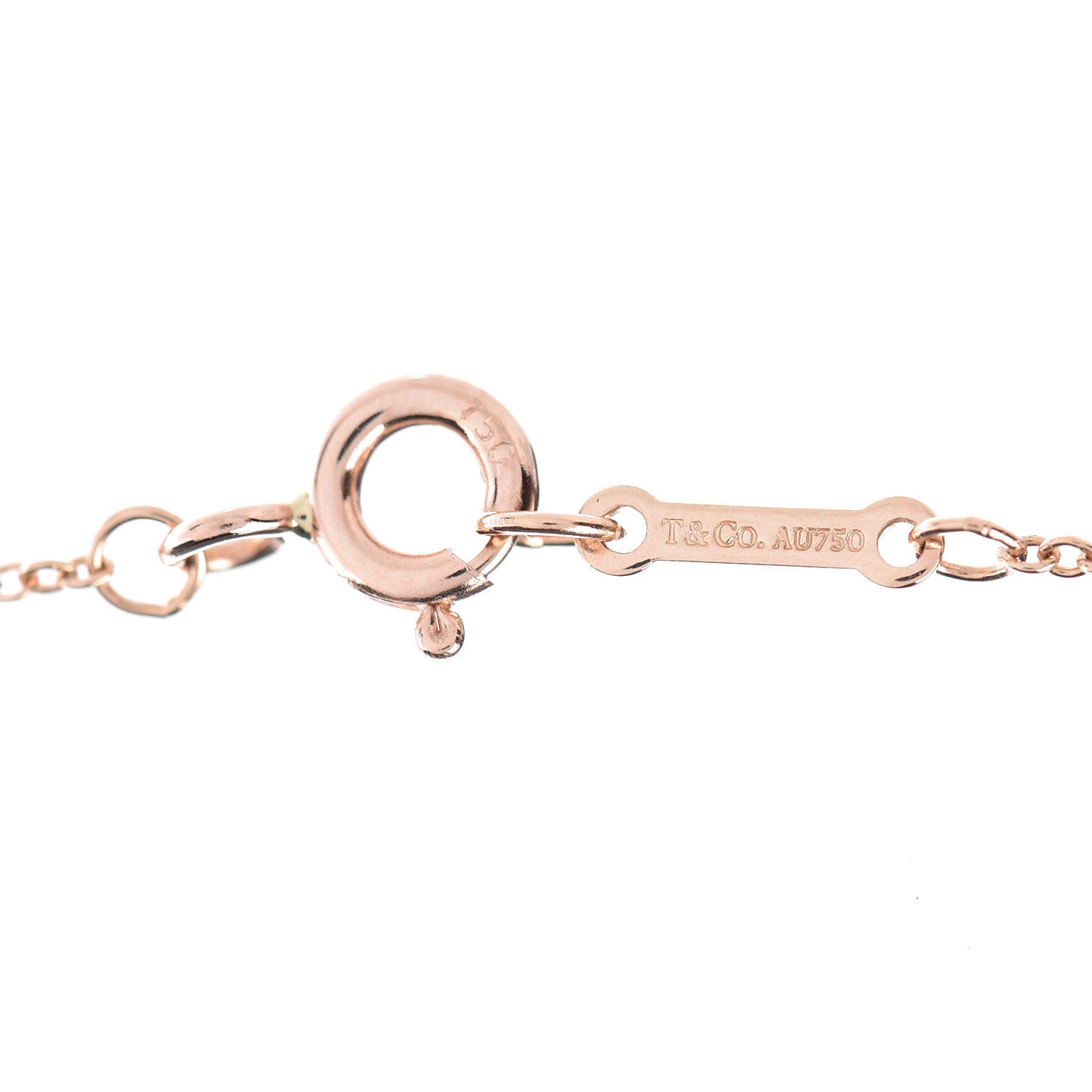 18K Rose Gold Mini Paloma Picasso Loving Heart Pendant Necklace