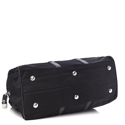 Prada Tessuto Nylon Saffiano Weekender Black 4 of 17